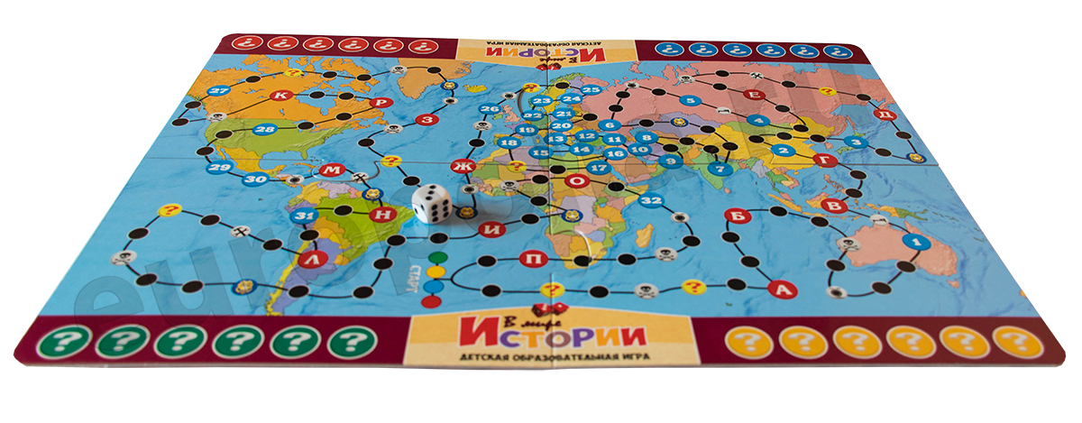 43539 А-740 В мире истории - Настольная развивающая карточная игра
